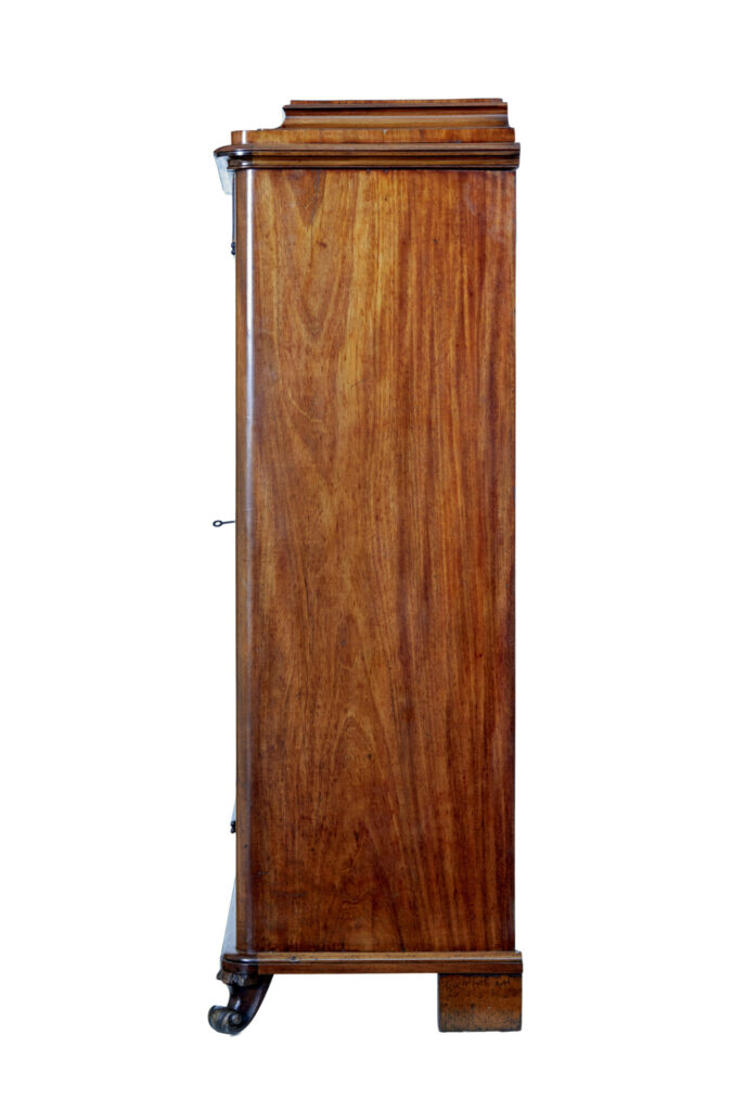 Mid 19th Century Swedish Flame Mahogany Cupboard — image 6