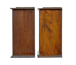 Pair of English Oak Small Cabinets Made from Hmy Osbourne — thumbnail 7