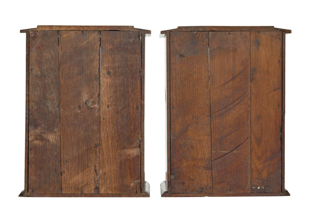 Pair of English Oak Small Cabinets Made from Hmy Osbourne — image 6