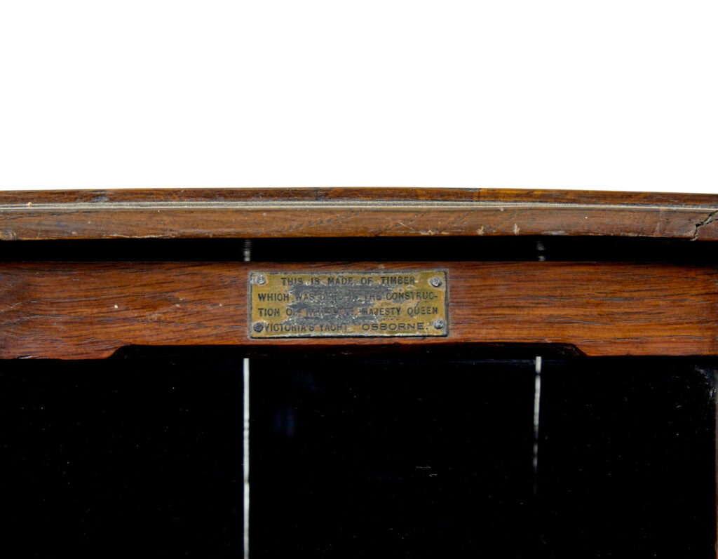 Pair of English Oak Small Cabinets Made from Hmy Osbourne — image 4