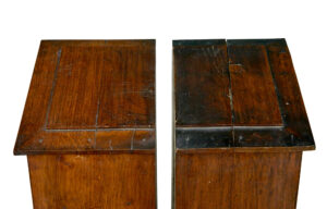 Pair of English Oak Small Cabinets Made from Hmy Osbourne — thumbnail 2
