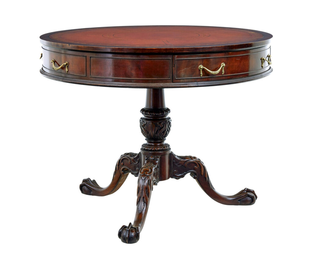 20TH CENTURY AMERICAN GRAND RAPIDS MAHOGANY CENTER TABLE
