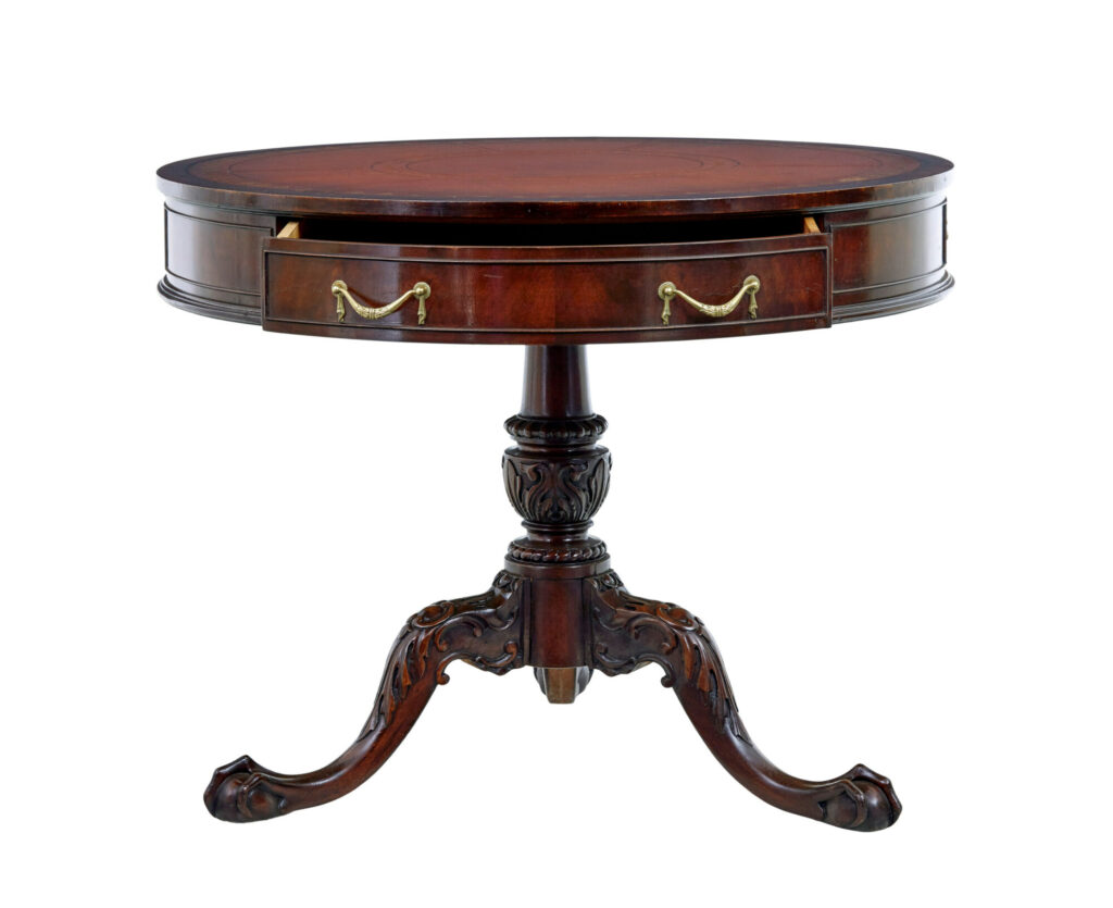 20th Century American Grand Rapids Mahogany Center Table — image 8