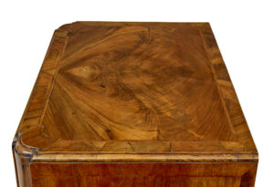 Early 20th Century Walnut Queen Anne Inspired Chest of Drawers — thumbnail 8