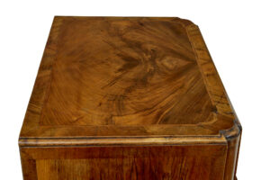 Early 20th Century Walnut Queen Anne Inspired Chest of Drawers — thumbnail 7