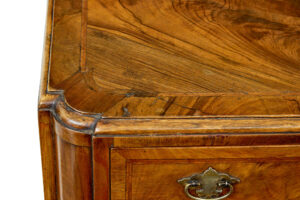 Early 20th Century Walnut Queen Anne Inspired Chest of Drawers — thumbnail 6