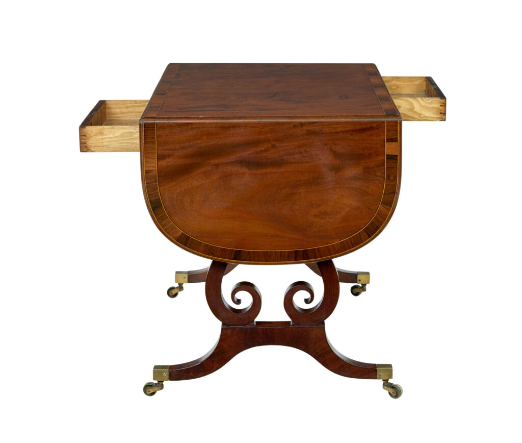 Early 19th Century Mahogany Sofa Table — image 6