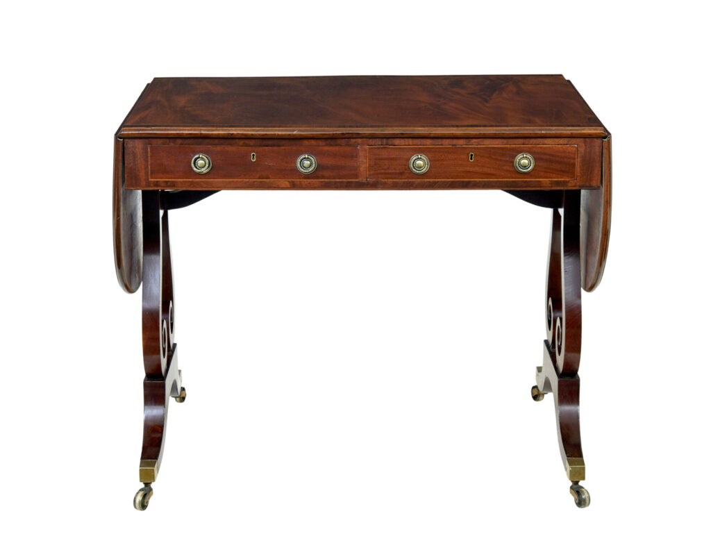 Early 19th Century Mahogany Sofa Table — image 5