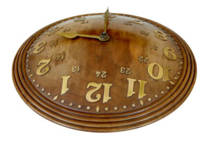 Art Deco Teak Wall Clock by Zenith — thumbnail 4