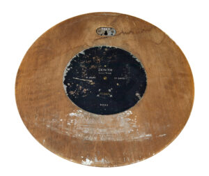 Art Deco Teak Wall Clock by Zenith — thumbnail 2