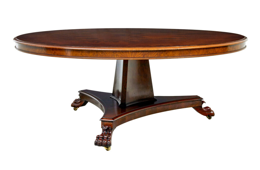 Large 20th Century Pollard Oak Dining Table