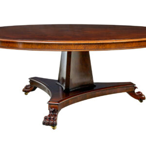 LARGE 20TH CENTURY POLLARD OAK DINING TABLE