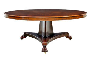 Large 20th Century Pollard Oak Dining Table — thumbnail 8