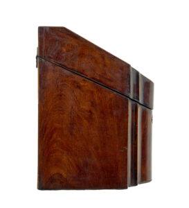 18th Century Inlaid Mahogany Georgian Knife Box — thumbnail 8