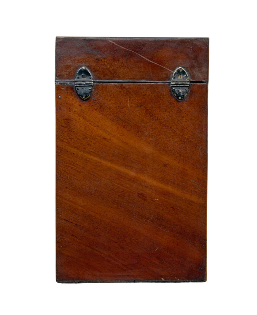 18th Century Inlaid Mahogany Georgian Knife Box — image 7