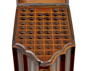 18th Century Inlaid Mahogany Georgian Knife Box — thumbnail 4