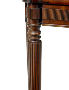 Early 20th Century Mahogany Console Table — thumbnail 4