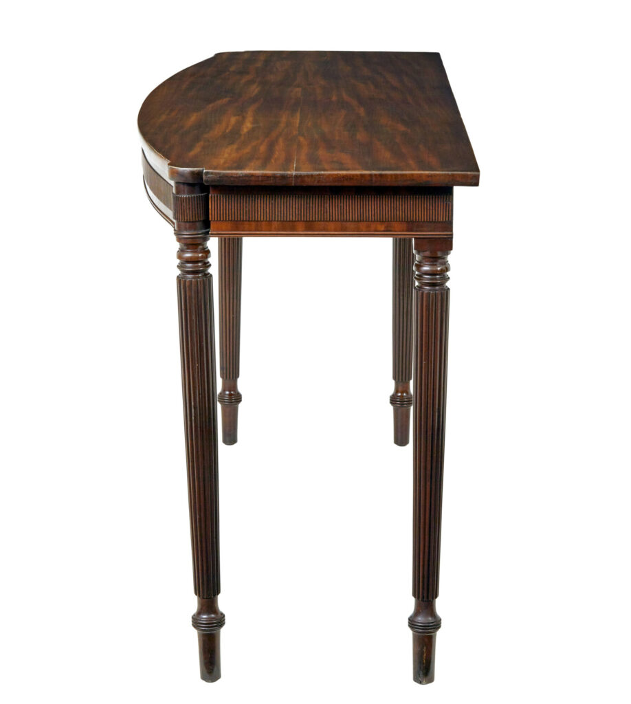 Early 20th Century Mahogany Console Table — image 8