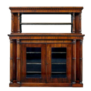 MID 19TH CENTURY PALISANDER MIRRORED CHIFFIONIER