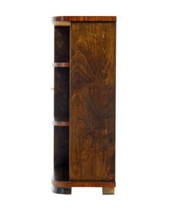 Mid 20th Century Scandinavian Birch Inlaid Open Bookcase — thumbnail 4