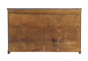 Mid 20th Century Scandinavian Birch Inlaid Open Bookcase — thumbnail 2
