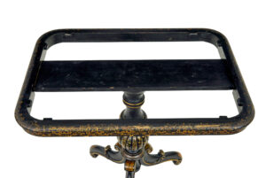 19th Century Lacquered Hand Painted Tray Table — thumbnail 6