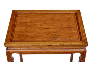 Nest of 4 Hardwood Chinese Tables by Mayfair and Company — thumbnail 6