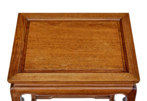 Nest of 4 Hardwood Chinese Tables by Mayfair and Company — thumbnail 5