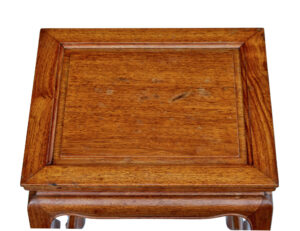 Nest of 4 Hardwood Chinese Tables by Mayfair and Company — thumbnail 4