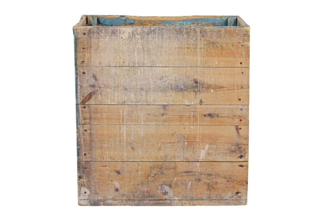 19th Century Swedish Painted Pine Log Box — image 5