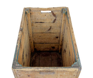 19th Century Swedish Painted Pine Log Box — thumbnail 2