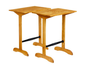 PAIR OF EARLY 20TH CENTURY SWEDISH BIRCH SIDE TABLES