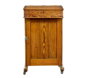 19th Century Tall Pine Lecture Writing Desk — thumbnail 10