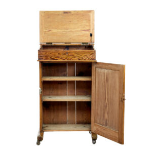 19th Century Tall Pine Lecture Writing Desk — thumbnail 9