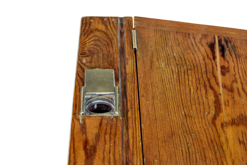 19th Century Tall Pine Lecture Writing Desk — image 3