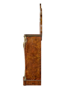 High Victorian Inlaid Burr Walnut Credenza with Mirror — thumbnail 9