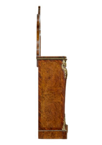 High Victorian Inlaid Burr Walnut Credenza with Mirror — thumbnail 8