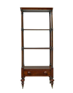 Mid 19th Century 4 Tier Mahogany What Not — thumbnail 7