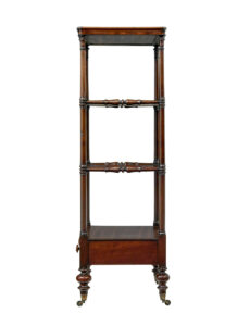 Mid 19th Century 4 Tier Mahogany What Not — thumbnail 6