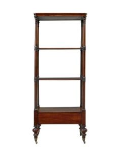 Mid 19th Century 4 Tier Mahogany What Not — thumbnail 5