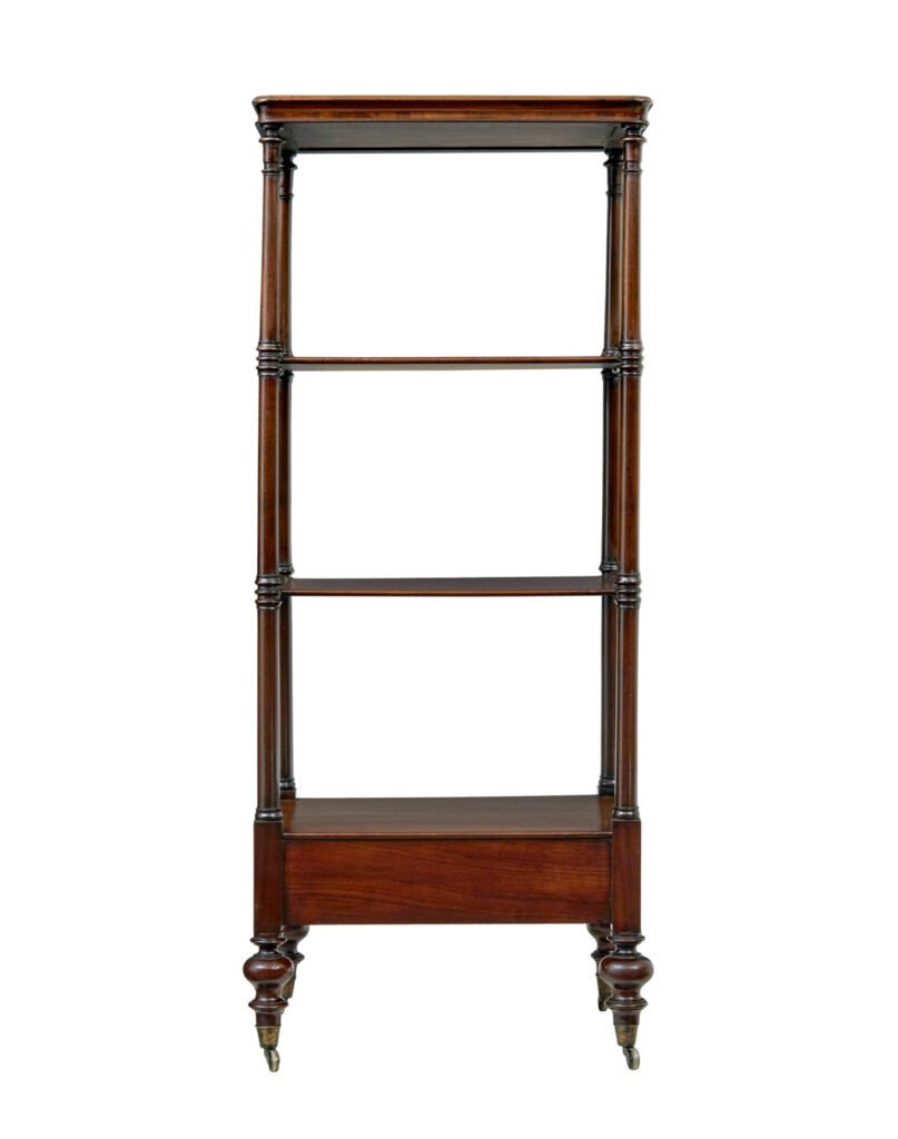 Mid 19th Century 4 Tier Mahogany What Not — image 5