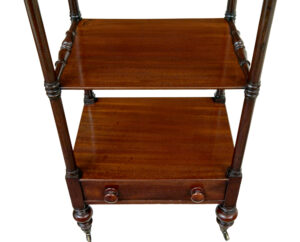 Mid 19th Century 4 Tier Mahogany What Not — thumbnail 4