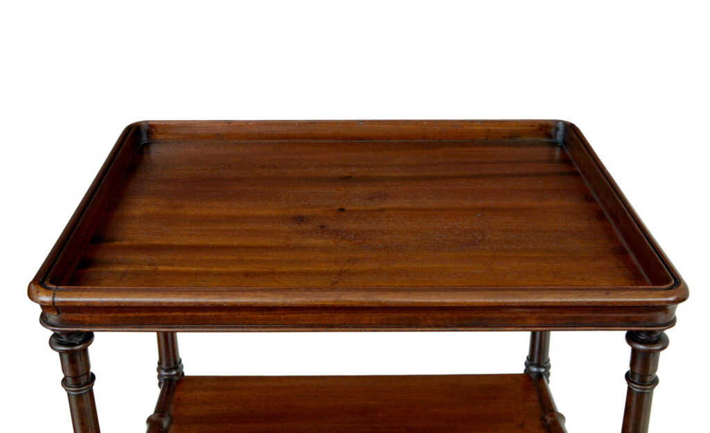 Mid 19th Century 4 Tier Mahogany What Not — image 3