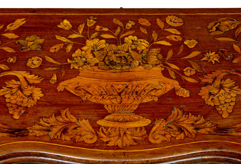 18th Century Dutch Walnut Marquetry Games Table — image 15