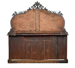 High Victorian Shaped Flame Mahogany Mirrored Sideboard — thumbnail 10
