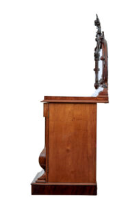 High Victorian Shaped Flame Mahogany Mirrored Sideboard — thumbnail 9