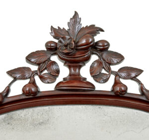 High Victorian Shaped Flame Mahogany Mirrored Sideboard — thumbnail 3