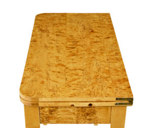 19th Century Swedish Burr Birch Tea Table — thumbnail 10