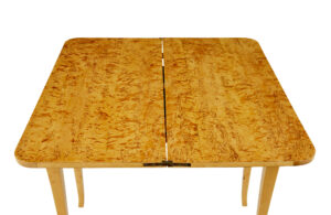 19th Century Swedish Burr Birch Tea Table — thumbnail 7