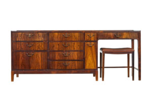 1960S DANISH DESIGN PALISANDER DRESSING SIDEBOARD BY FRODE HOLM